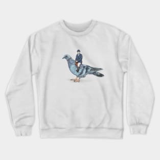 Pigeon rider Crewneck Sweatshirt